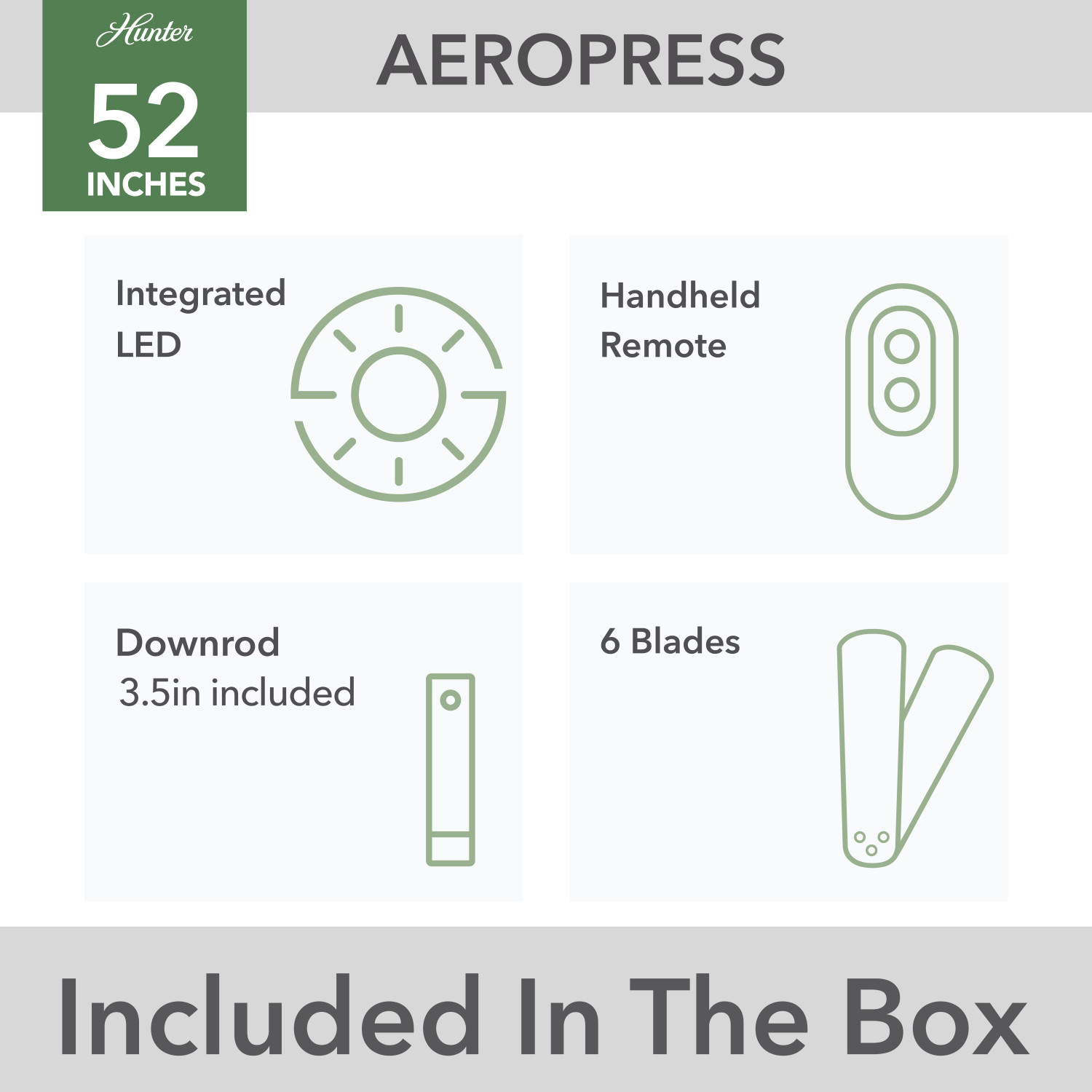 Included in the box