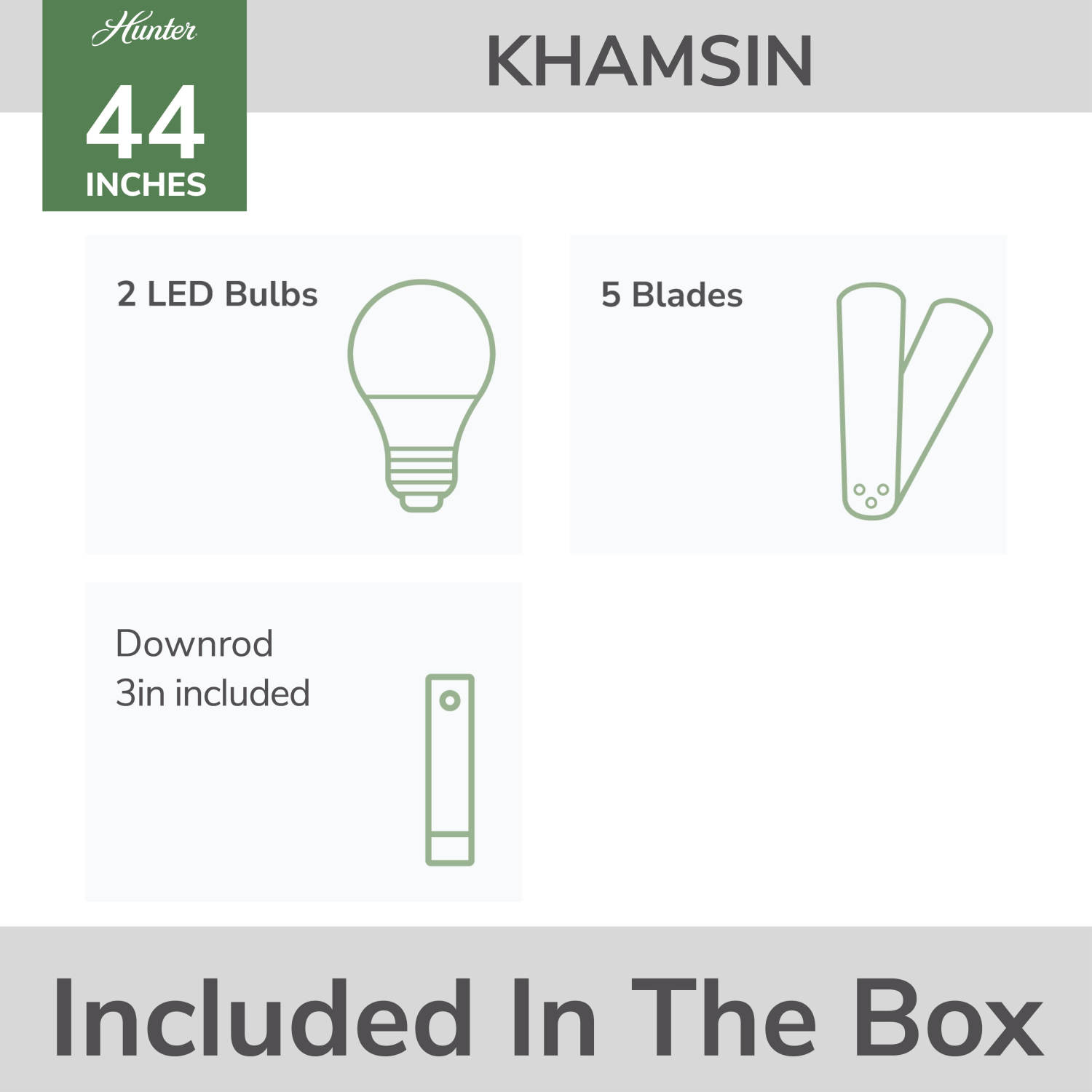 Included in the box