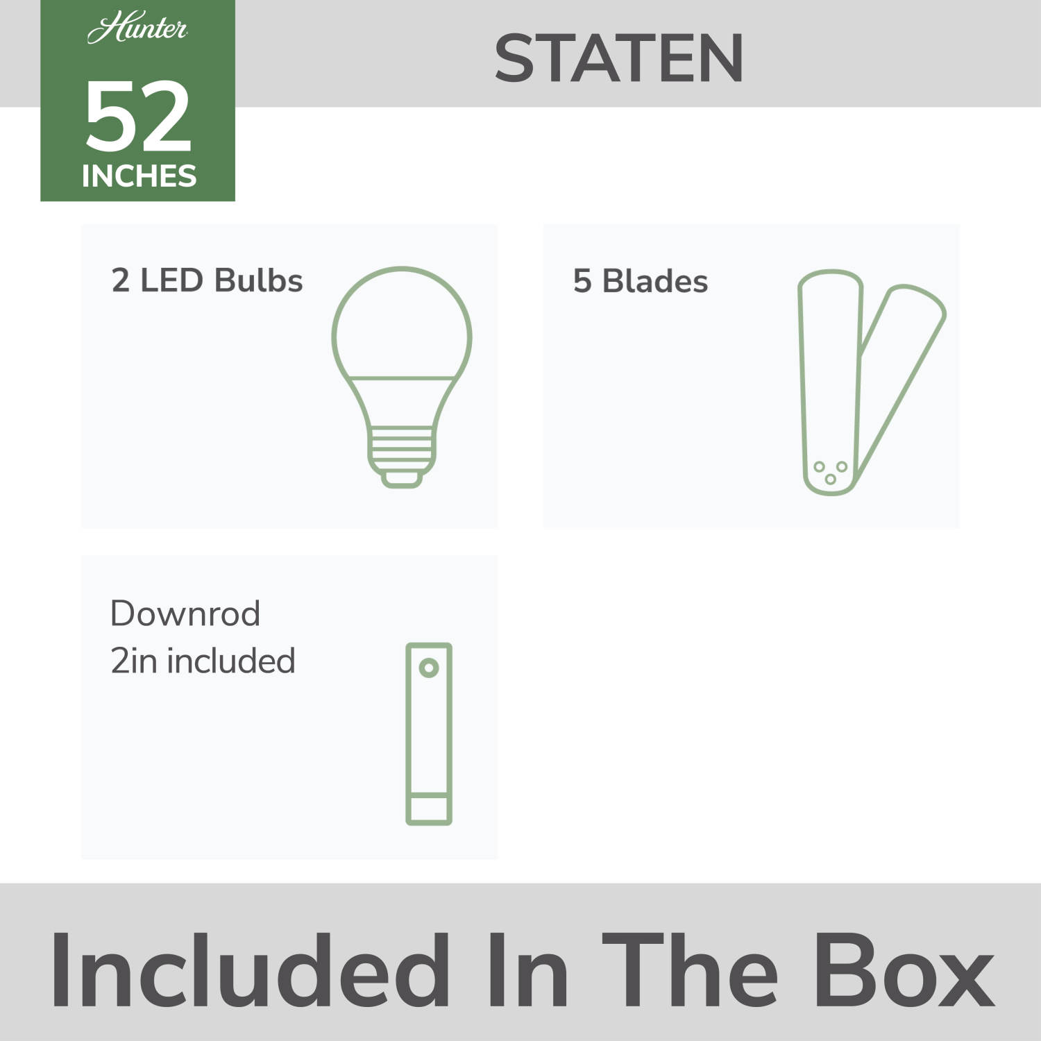 Included in the box