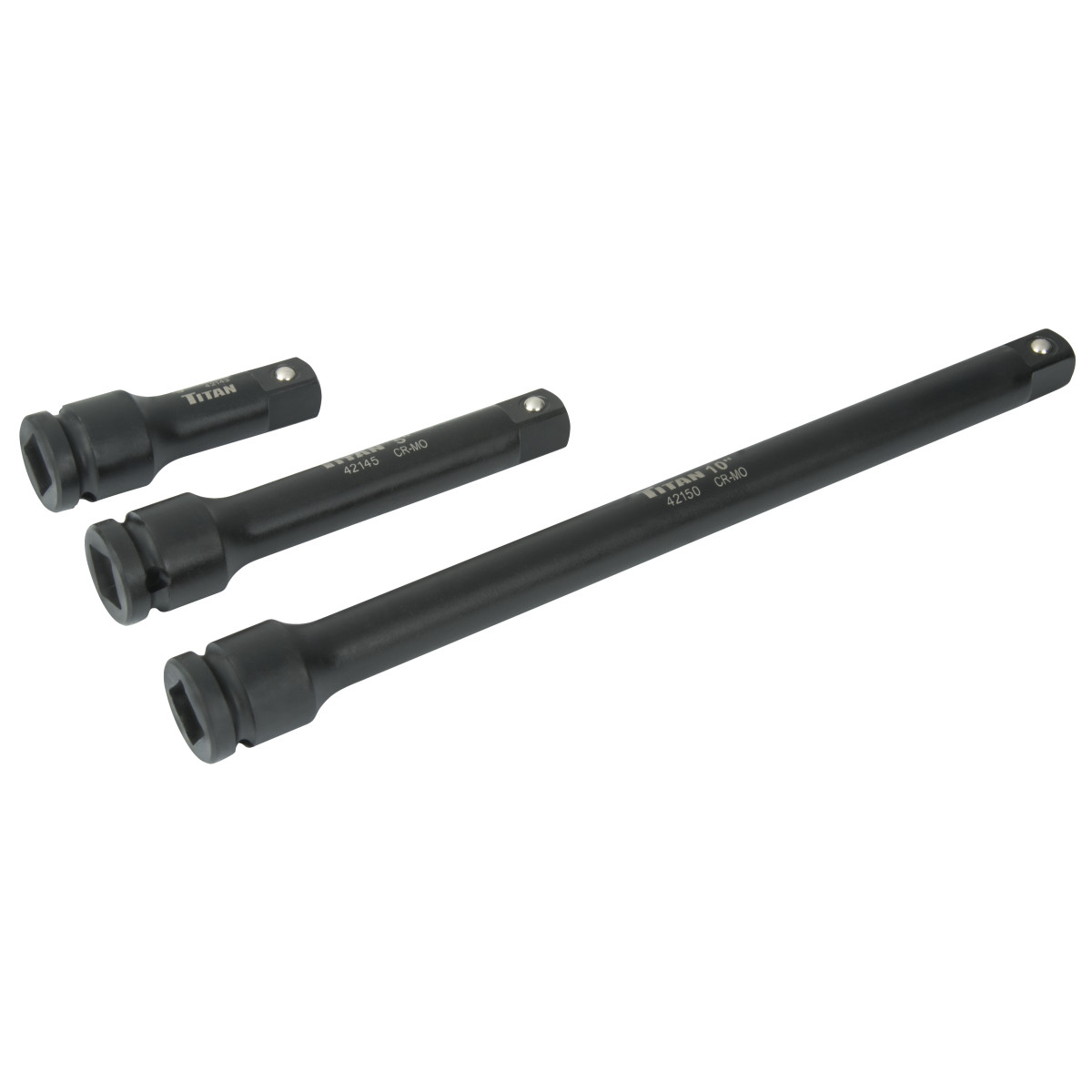 42140 | 3 pc. 1/2 in. Drive Impact Extension Bar Set