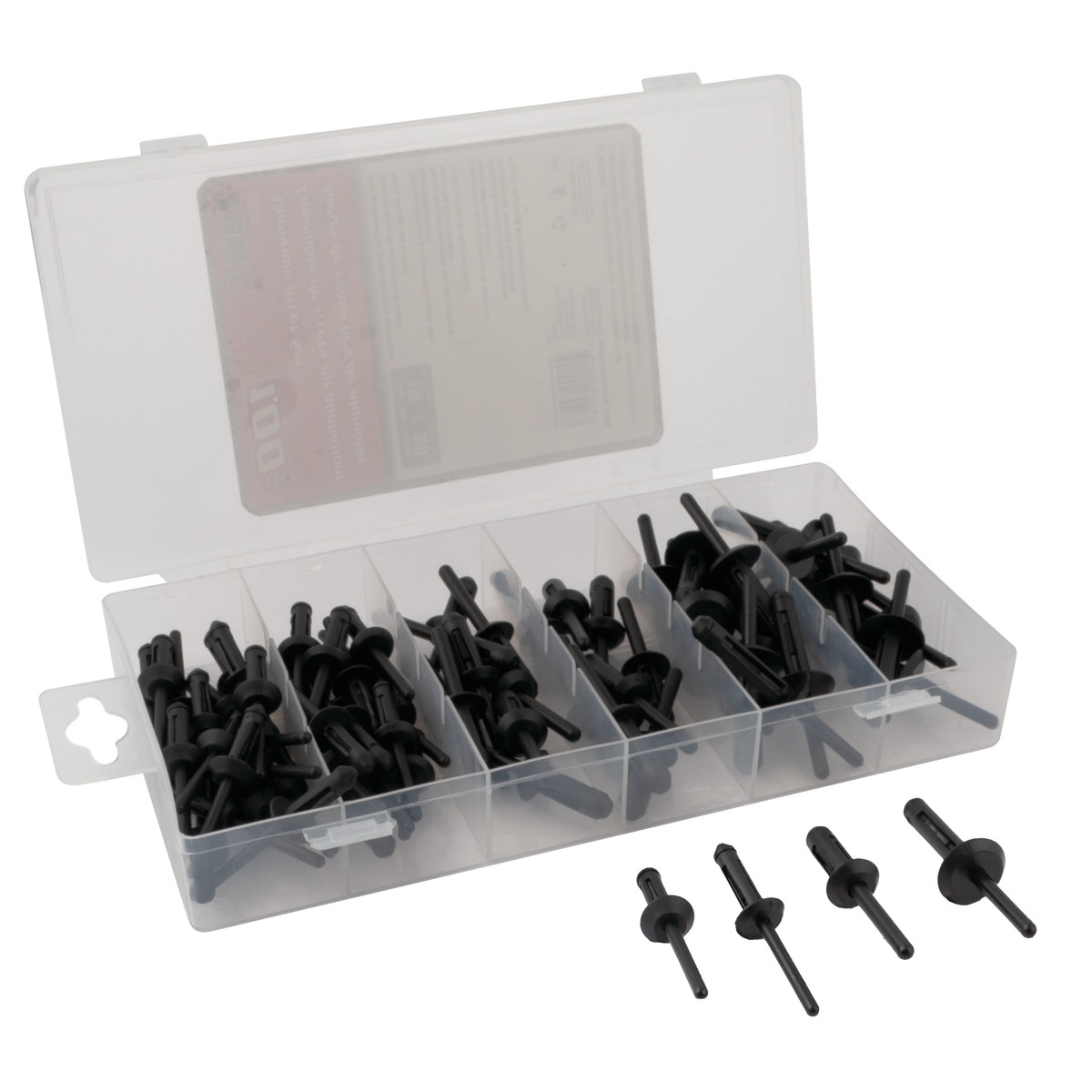 85527 | 80 pc. Poly Rivet Assortment