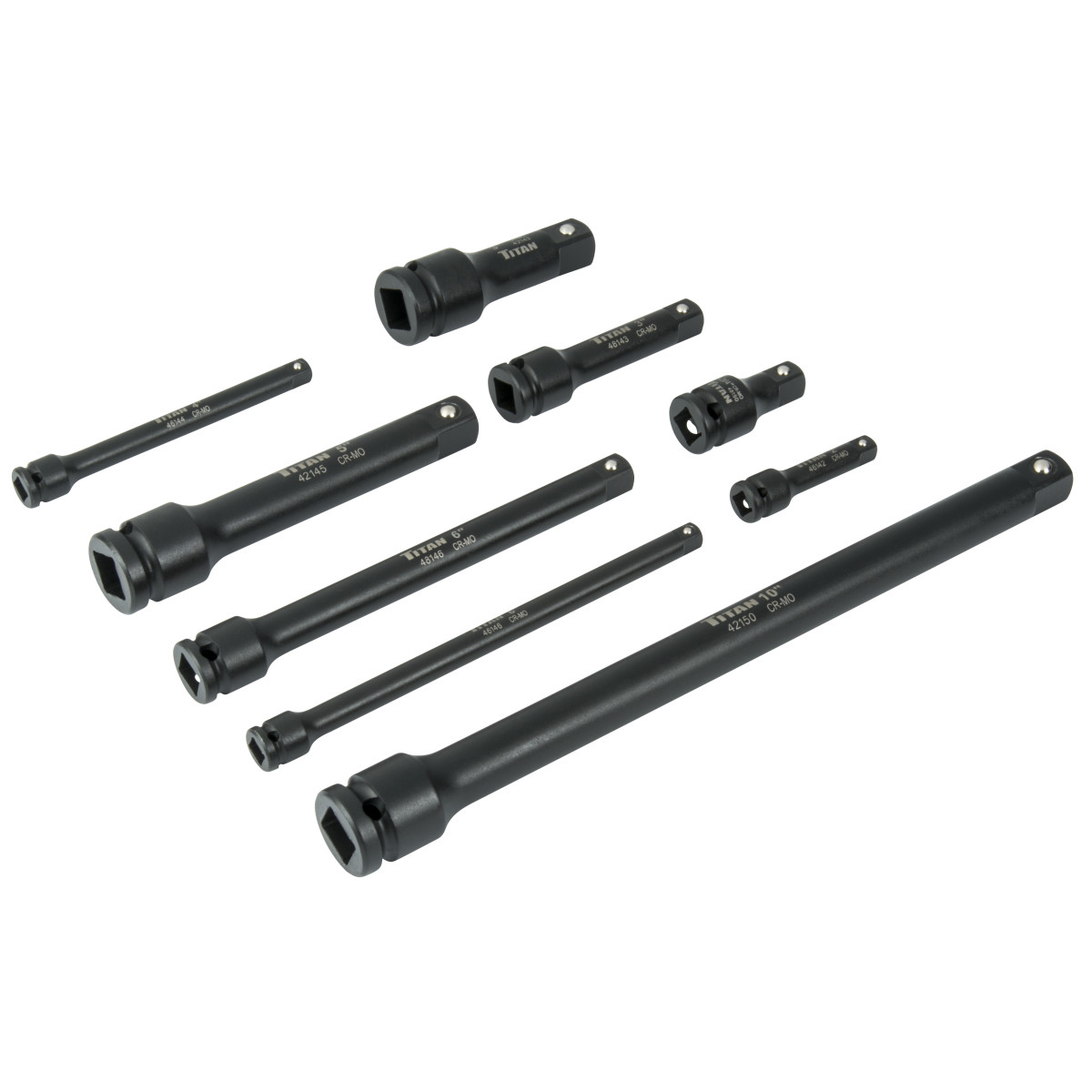 40109 | 9 pc. Assorted Impact Extension Bar Set