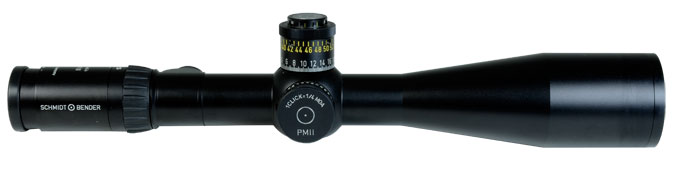 Schmidt Bender PMII 5-25x56 L/P DT P4F-MOA FFP 1/4 MOA CCW-Hancock1