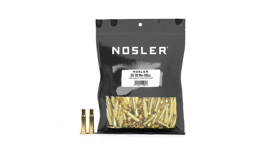 Nosler Brass - 30-30 Win (100ct) Bulk Brass Bag 10082