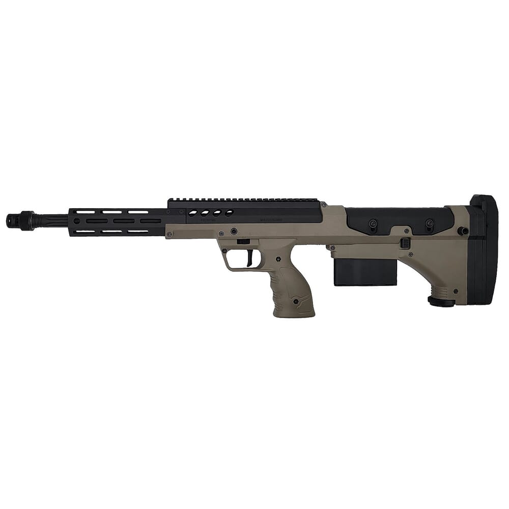 Desert Tech SRSA2 Covert .300 Win Mag 18" 1:8" 5/8x24" 5rd Black/FDE Bolt-Action Rifle SRS-RF-C-B18R-BF