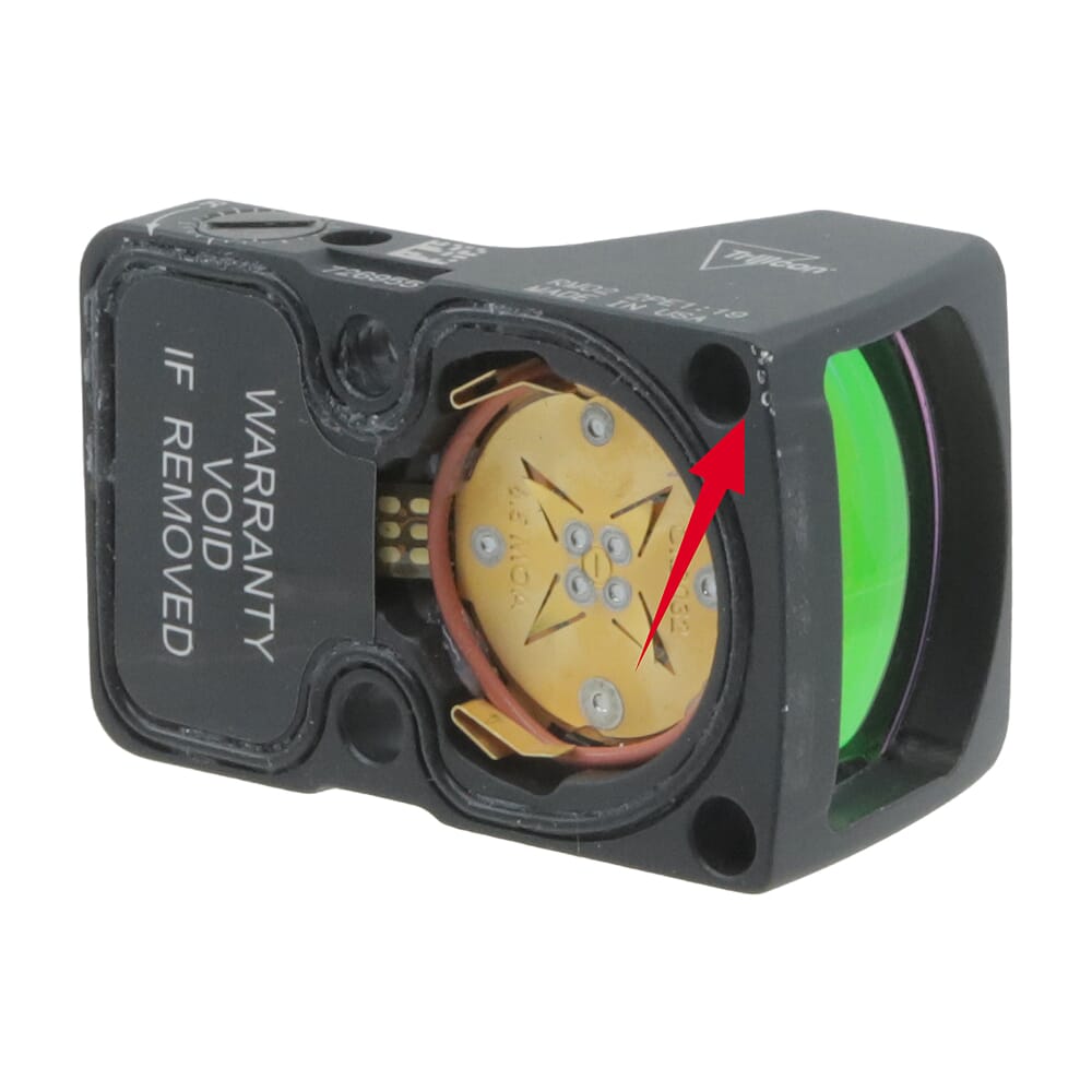 Trijicon USED RMR Type 2 Red 6.5 MOA Dot Sight RM02-C-700607 - Light Mount Marks UA2976 UA2976