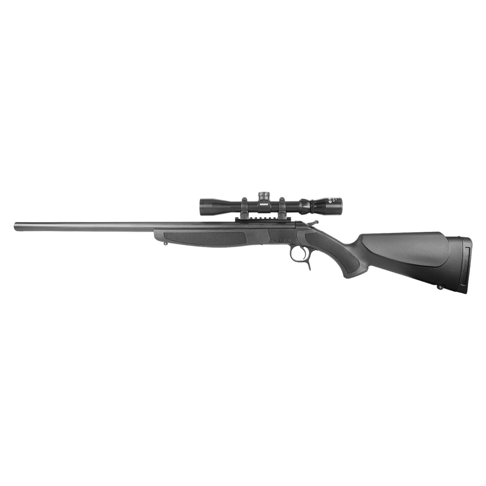 CVA Scoped Scout .450 Bushmaster 25" 1:24" Bbl Blued/Black Single Shot Rifle w/Mounted KONUS Scope CR4830SC