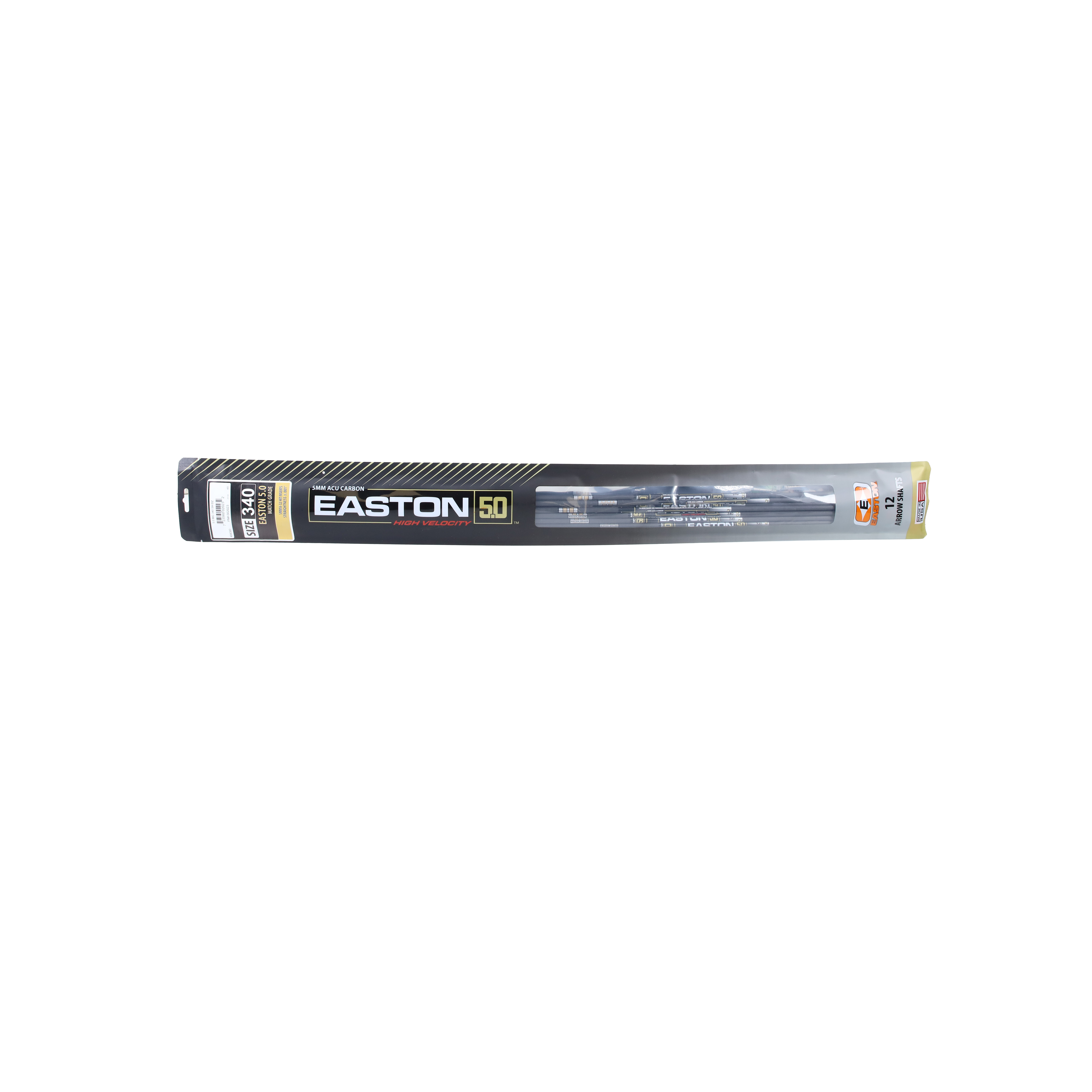Easton Hunting Arrows 5.0 5mm Match Grade Pro Series w/ Hit &amp; Collars DZ (12) 002023