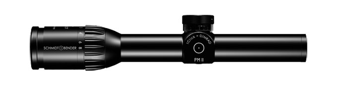 Schmidt Bender PM 1-8x20 ShortDot Mildot Close LT 1/2 MOA CCW FFP