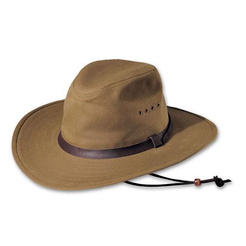 Filson SM Tan Tin Cloth Bush Hat 60035