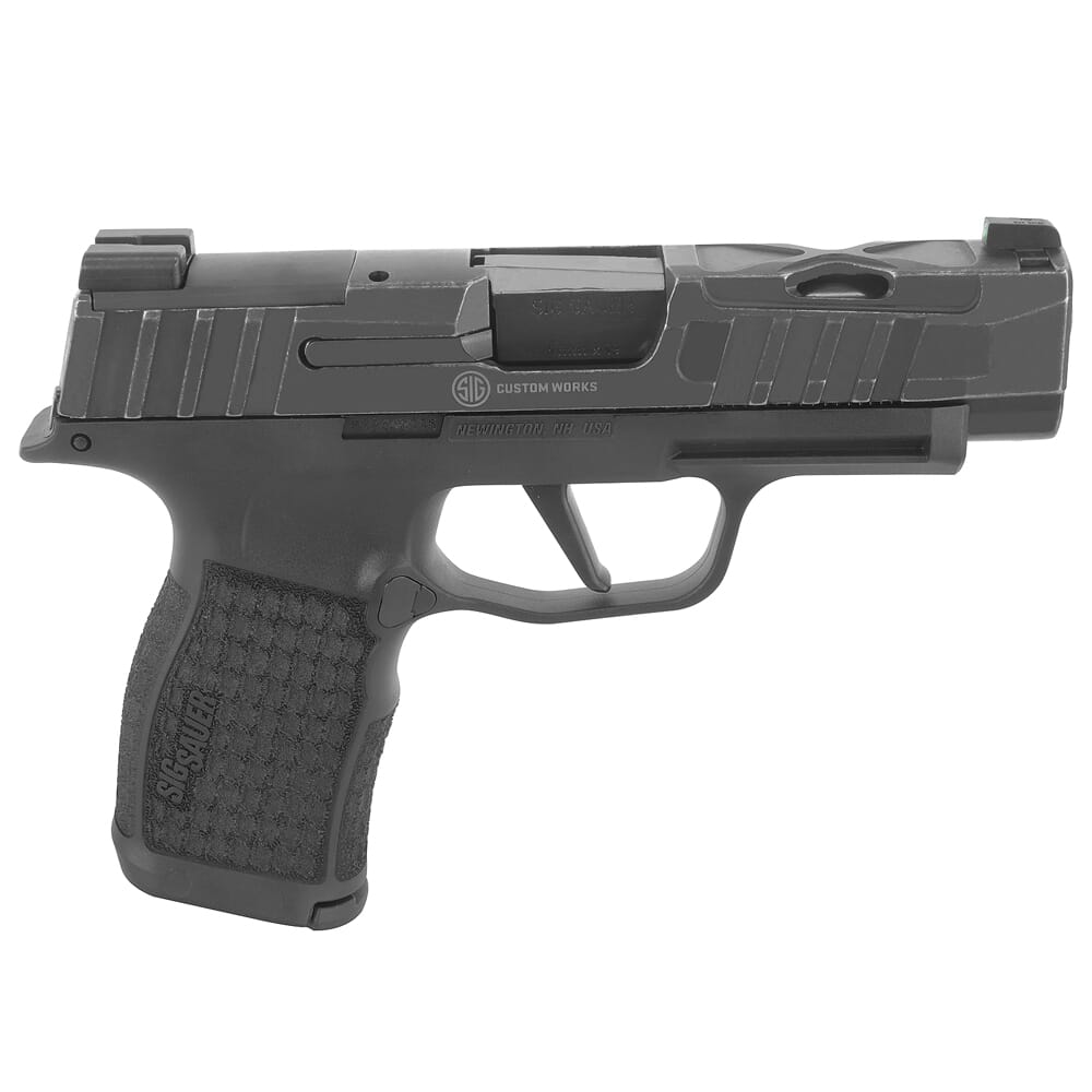 Sig Sauer P365 XL Spectre 9mm 3.7" Bbl, Striker Fired Trigger, XRay3 Sights, LXG Grip, Blk, Optics Ready Handgun w/(2)10rd Mags P365V001-10