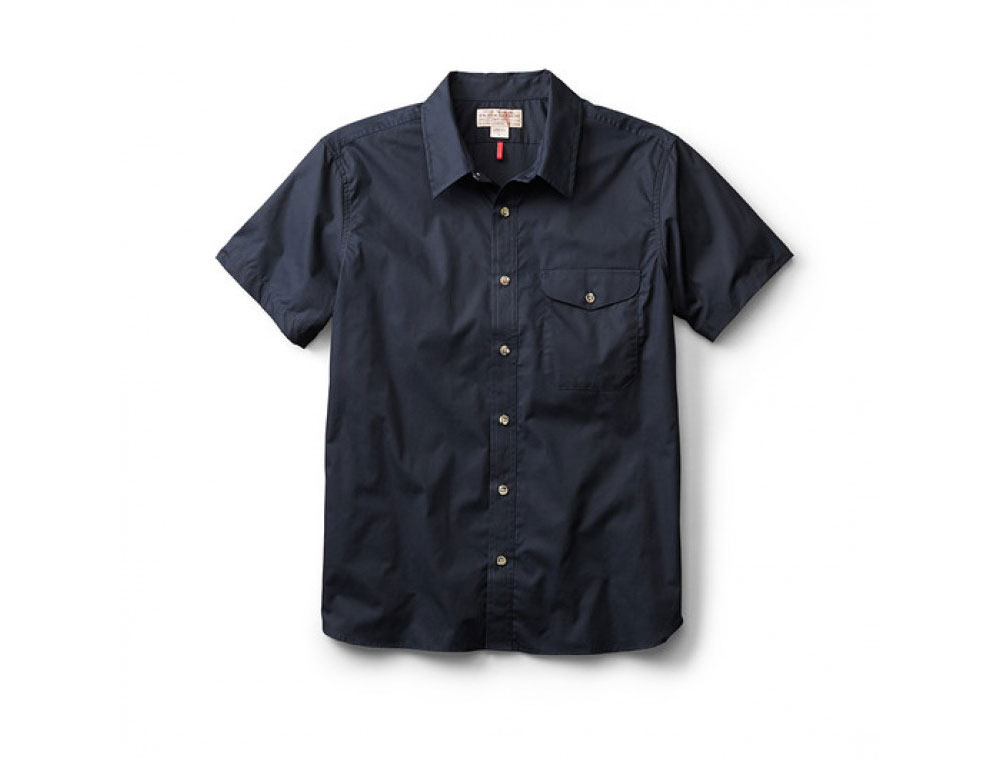 Filson S/S Feather Cloth Shirt Navy SM 10491