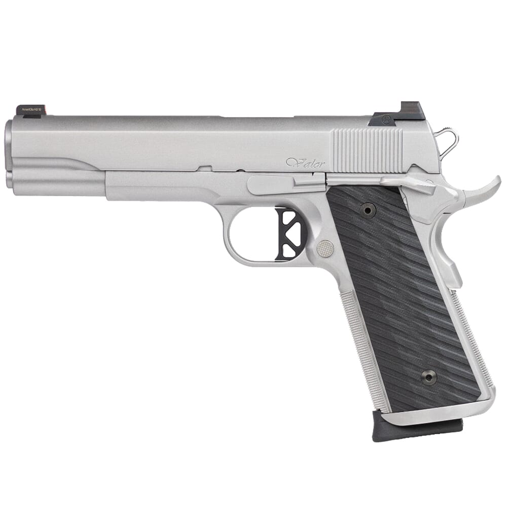 Dan Wesson Valor .45ACP SS, Front Trit Night Sight/Serrated U Notch Rear, Stan Chen Magwell, Ambi Safety, G10 Grips, 8rd Pistol 01824