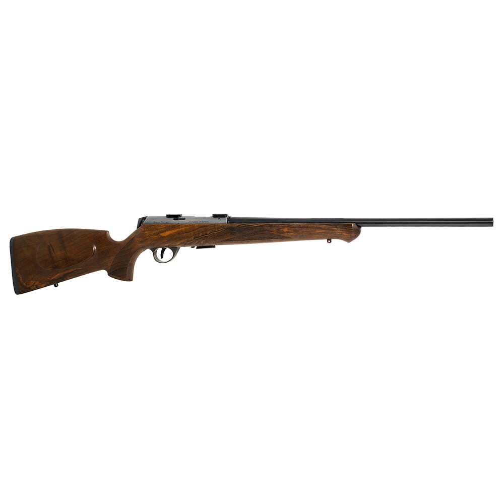 Anschutz 1727L F .17 HMR Walnut German 22" Bbl LH Rifle w/5020 2-Stage Trigger 013666