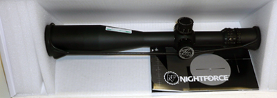 Nightforce NXS 3.5-15x50 with Illuminated NP1 reticle - Excellent condition with faint ring marks.