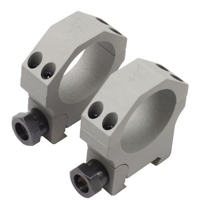 Volquartsen Nova Alloy Silver 30mm High Scope Rings