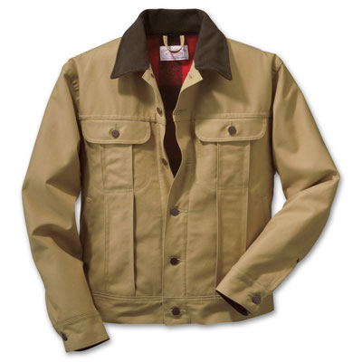 Filson MD Dark Tan Lined Ranch Jacket 10075