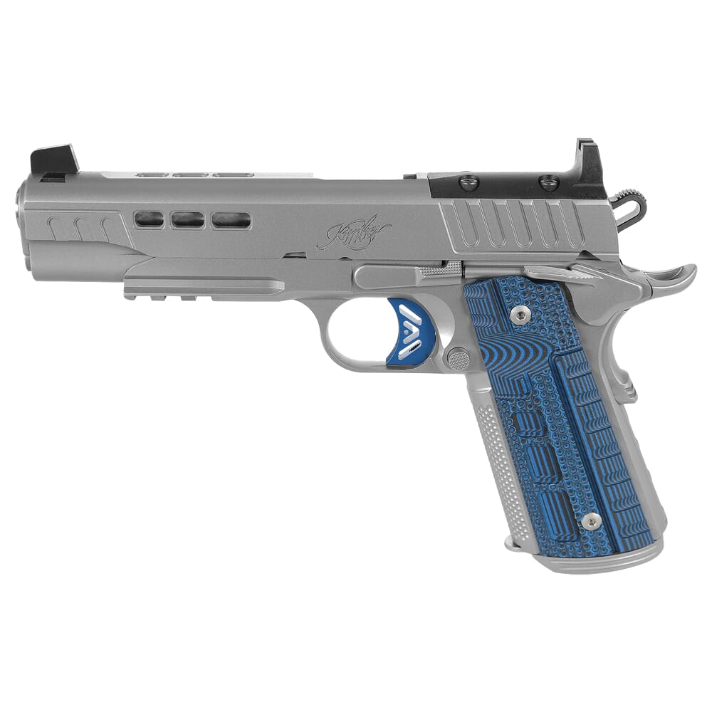 Kimber 1911 Rapide Ice .45 ACP 5.5" Bbl 8rd Optics Ready Stainless Steel/Blue Pistol 3000454