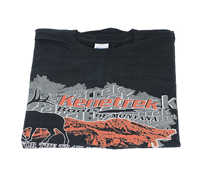 Kenetrek Logo T-Shirt Black Short Sleeve L KEQ-TBLK LG