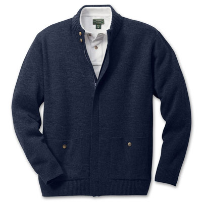 Filson SM Navy Lightweight Zip Cardigan 11009-NA