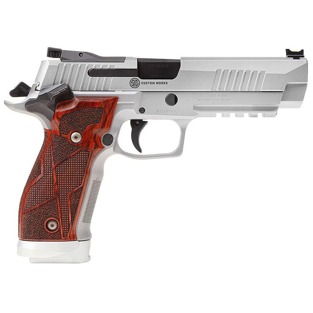 Sig Sauer P226 XFive Classic 9mm 5" Bull Bbl Stainless Steel Frame 1913 Accessory Rail Incl. (3) 20rd Steel Mags w/ Alloy Basepads 226X5-9-CLASSIC