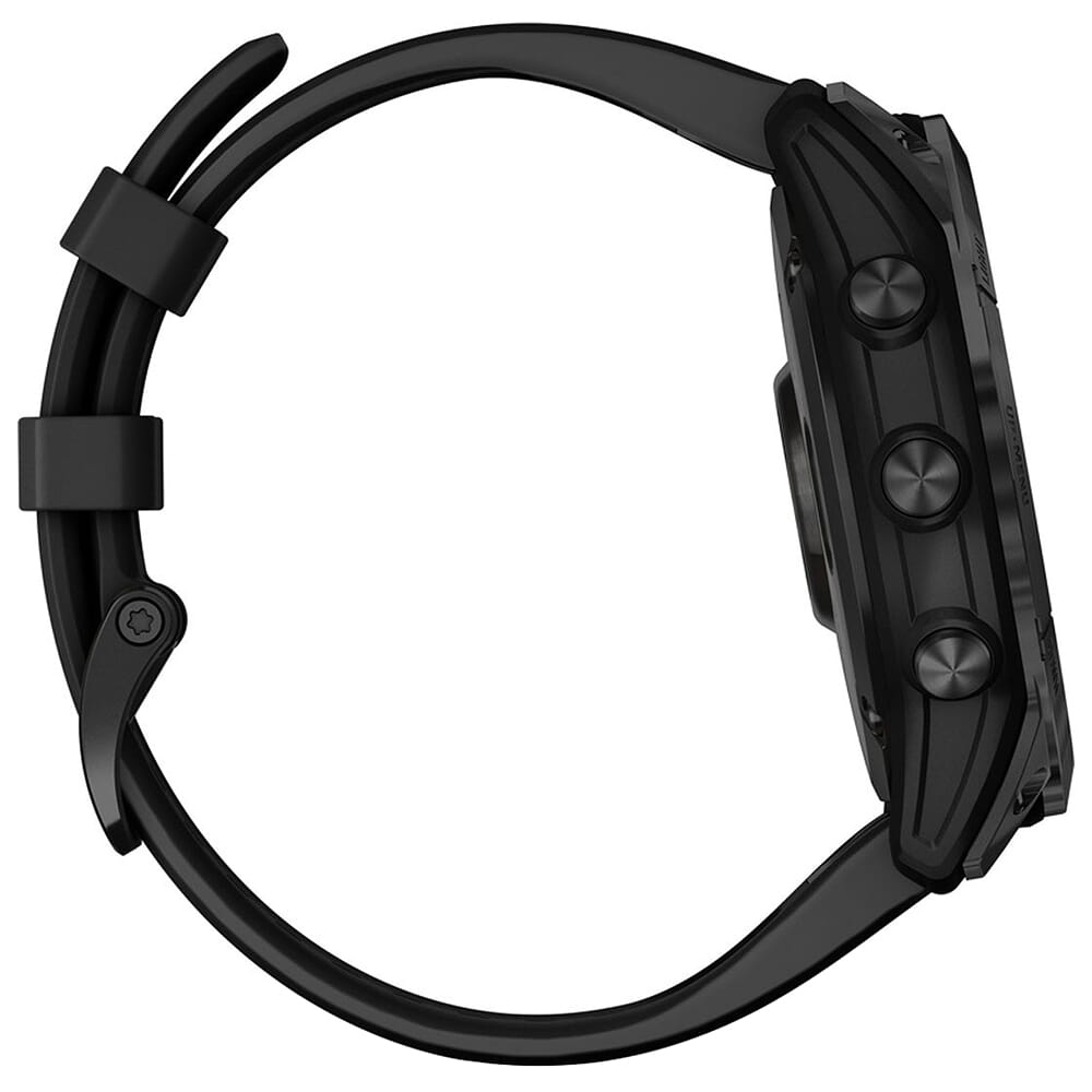 Garmin fenix 7 Sapphire Solar Black DLC Titanium w/Black Band Smartwatch 010-02540-34