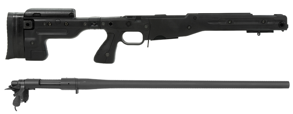 Remington 700P 5R 308 Win with Accuracy International AT Black Folding Chassis