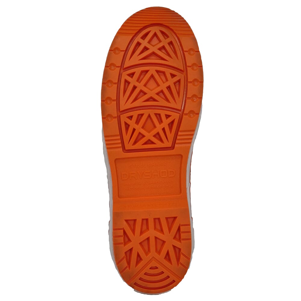 Dryshod Slipnot Waterproof Deck Boots Grey/Orange Size 10 (SLN-MA-GY-M10)