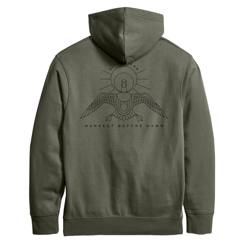 Sitka Gear Darkest Before Dawn Pullover Hoody Hemlock Green Small 600347-HEM-S