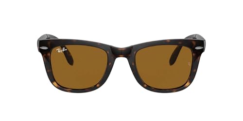 Ray-Ban Folding Wayfarer Light Havana B-15 Brown 0RB4105-71054
