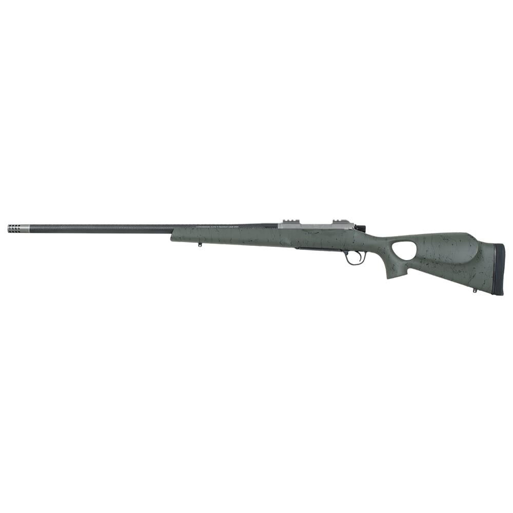 Christensen Arms Summit Ti-TH 26 Nosler 26" Thumbhole Green W/Black Webbing Rifle CA10269-515222