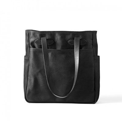 Filson Tote Bag W/Out Zipper Black FCO-021311 FIL-70260-Black-