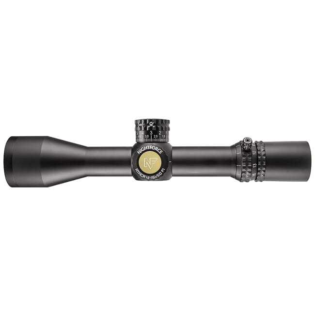 Nightforce ATACR 4-16x50mm F1 Riflescope ZeroHold .1 Mil-Radian Capped Windage DigIllum 12 Mil PTL Mil-XT C619