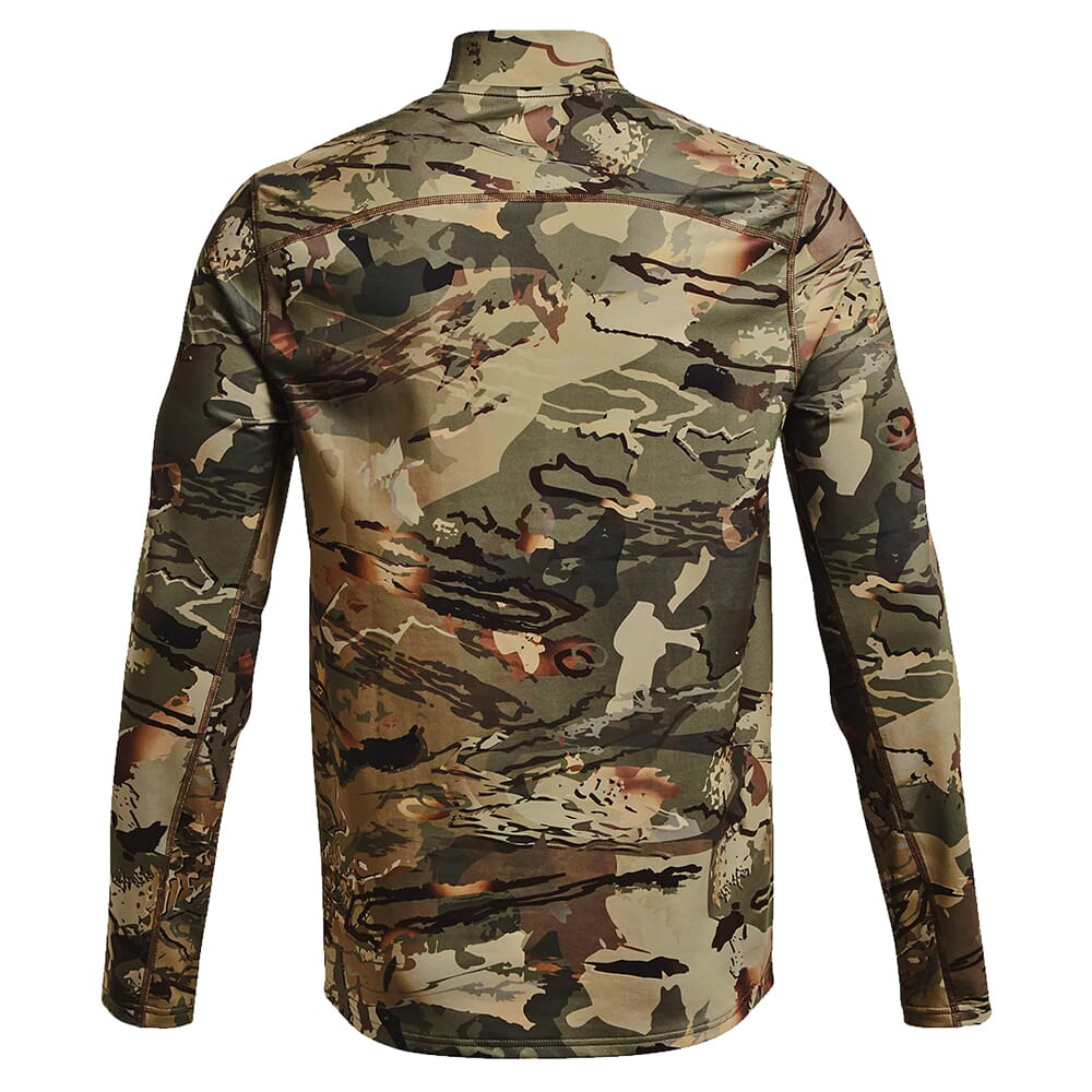 Under Armour Camo ColdGear Infrared Mock Neck Long Sleeve Tee UA Forest All Season Camo/Black XXL 1372605-994006