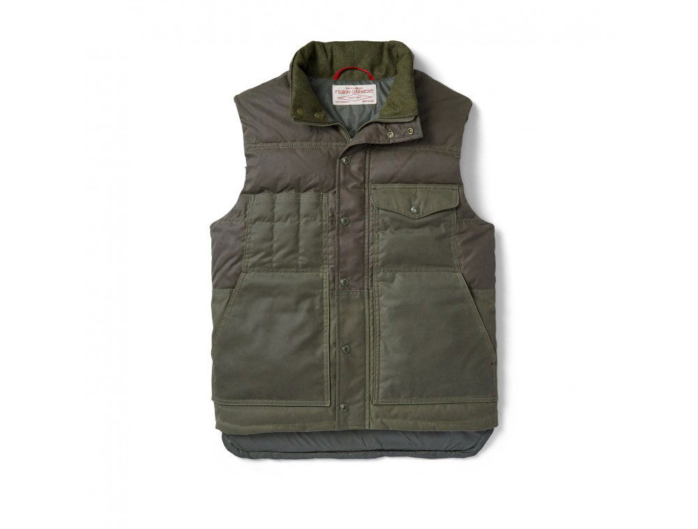 Filson Down Cruiser Vest Otter Green XS 10641