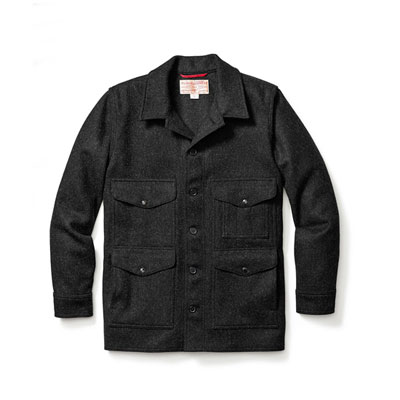 Filson Wool Mackinaw Cruiser Charcoal XL 10400