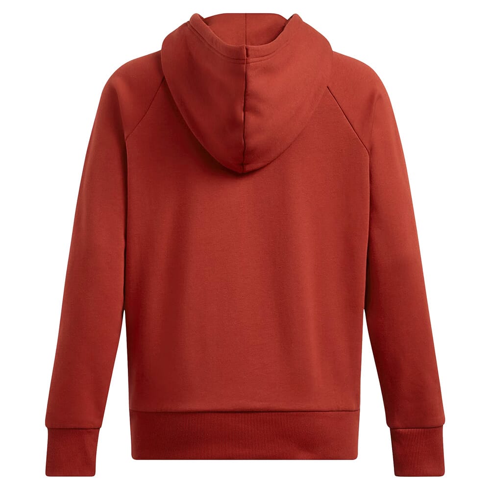 Under Armour Women's Rival Fleece Antler Hoodie Earthen Orange XS 1387574-840005