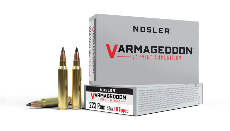 Nosler Varmageddon VGA - 223 Rem 53g VG FBT (20ct) Ammunition 65139
