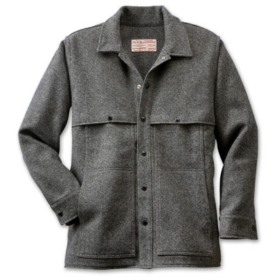 Filson Wool Cape Coat Gray SM 10048