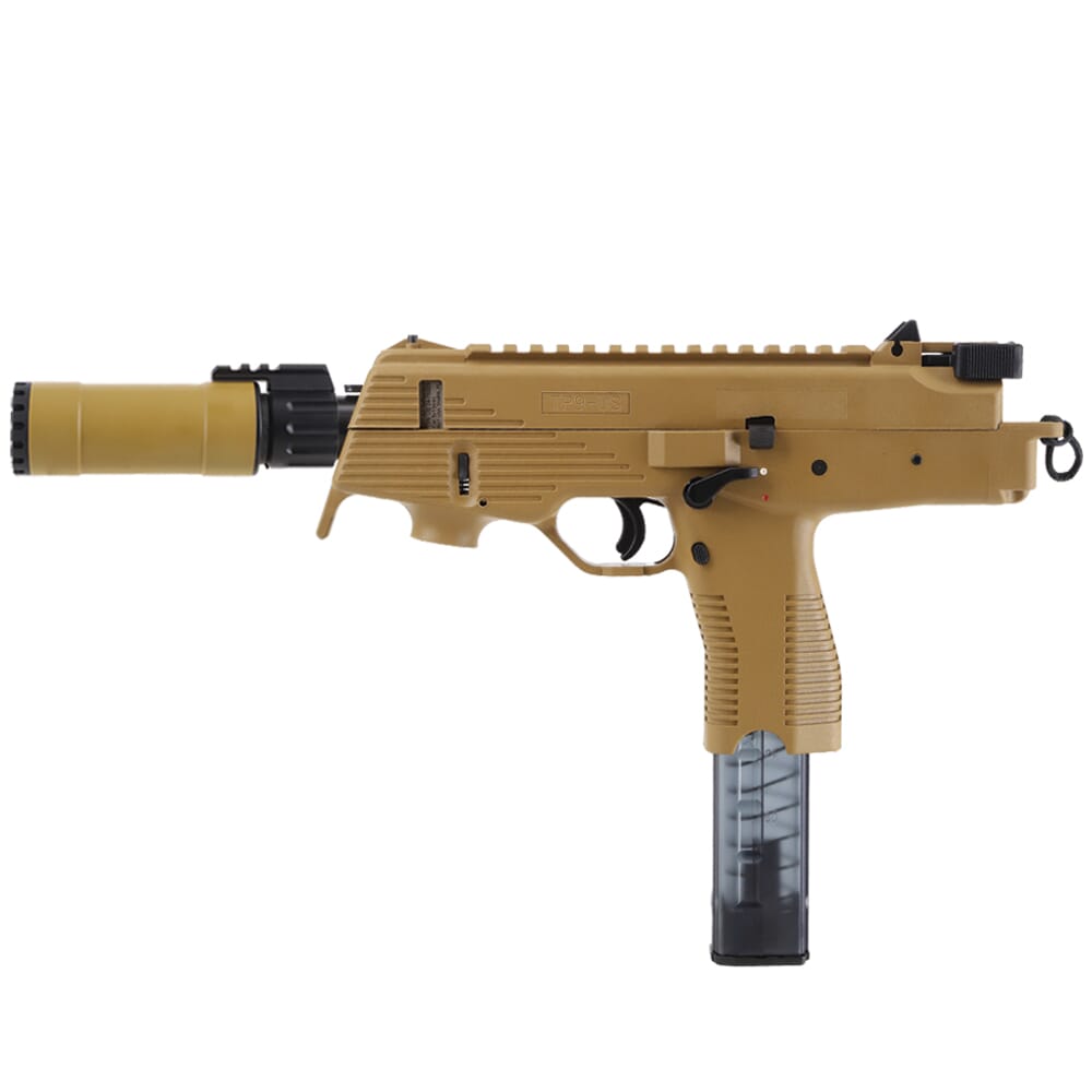 B&T TP9-N 9mm 5.1 Bbl RAL8000 Pistol w/Suppressor (NFA) BT-30105-N-RAL-KIT