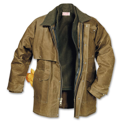 Filson 2XL Tan Tin Cloth Packer Coat 10001