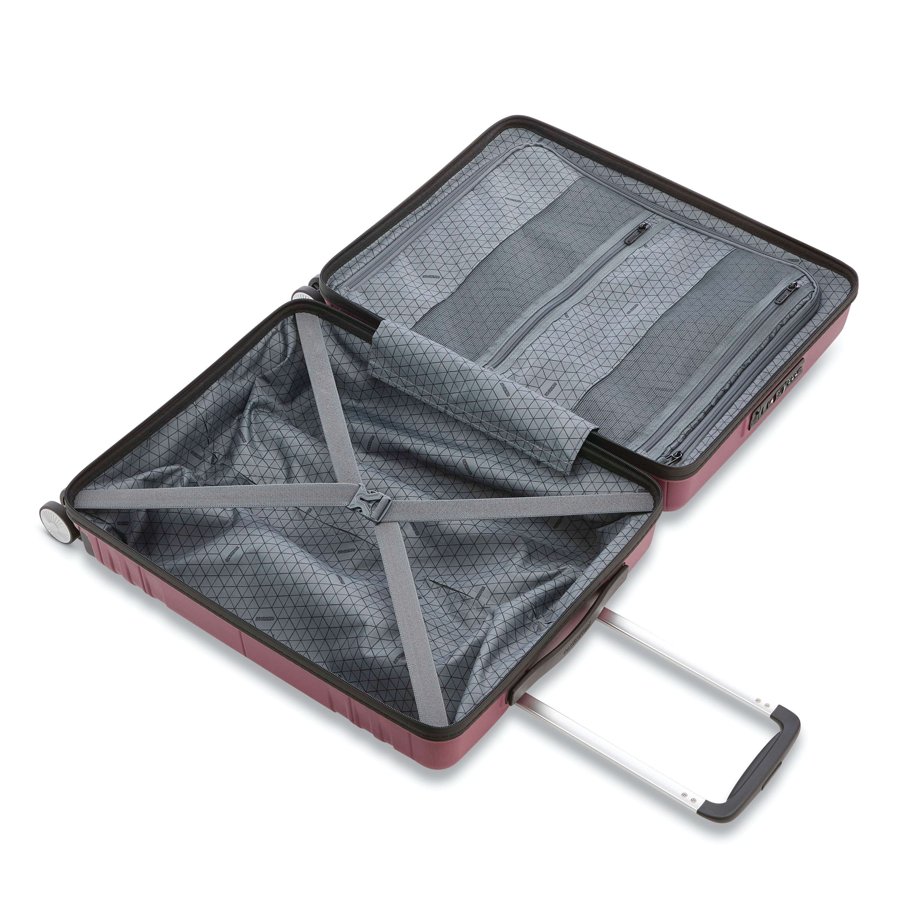 American Tourister Apex DLX Hardside CarryOn Spinner Luggage eBay