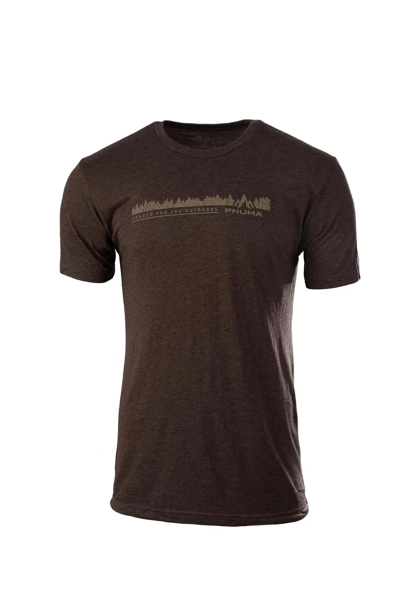Pnuma Outdoors Lifestyle Tree Line Tee, Cedar Color XL LS-TS-TL-CE-XL