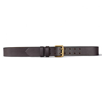 Filson Double Prong Belt Brown 46 FCO-007169 FIL-63218-Brown-46