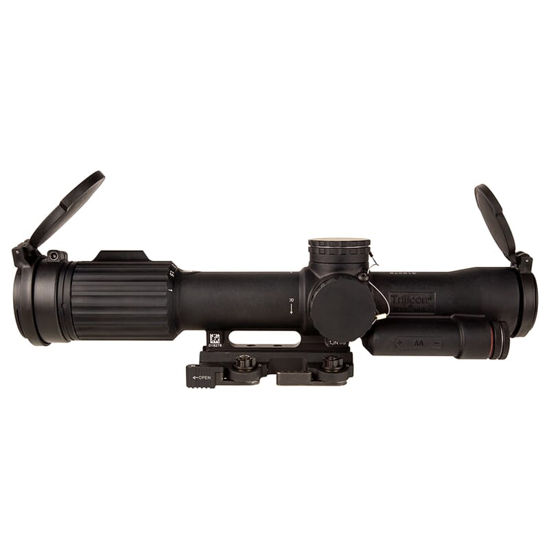 Trijicon USMC SCO VCOG 1-8x28mm Red MRAD Tree Reticle Riflescope w/LaRue LT799 Mount, Tenebraex Flip Caps & Soft Case VC18-C-2400012