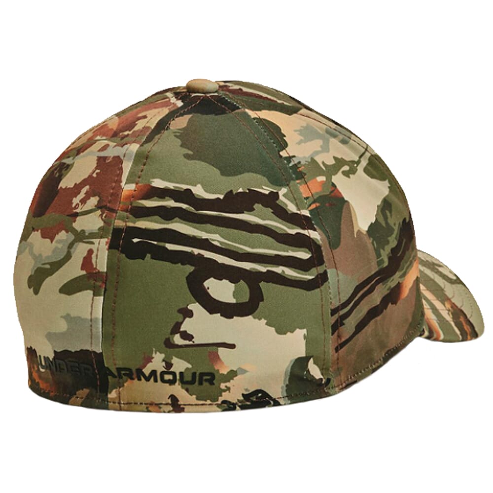 Under Armour Men's Storm Camo Stretch Hat UA Forest 2.0 Camo/Timber/Blk Size XL/XXL 1369397-988004