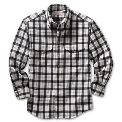 Filson Xlong Alaska Guide Shirt Cream Black XL 12007