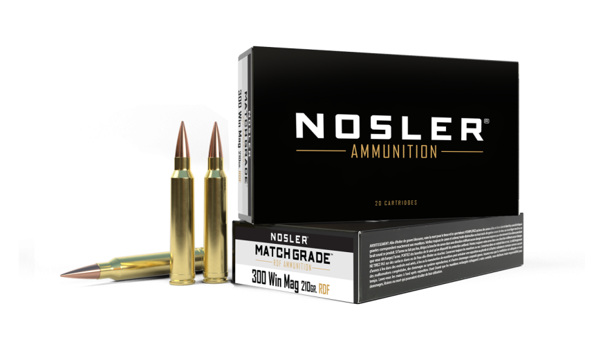 Nosler Match Grade MGA - 300 Win Mag 210g RDF HPBT (20ct) Ammunition 60158
