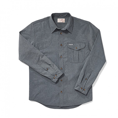 Filson Right Handed Shooting Shirt CarbonBlue XXXL FCO-004003 FIL-10732-CarbonBlue-XXXL|FIL-10732-CarbonBlue-XXXL
