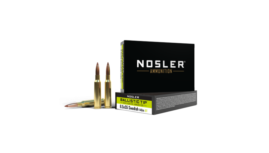 Nosler Ballistic Tip BTA - 6.5x55 S Mauser 140g BT (20ct) Ammunition 61053